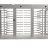 Pedestrian and vehicle separated double-door full-height turnstile Pedestrian and vehicle separated double-door full-height turnstile